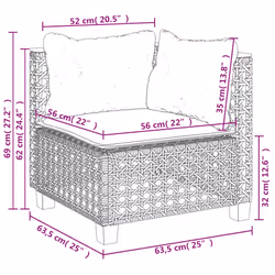 VidaXL 3261884 ensemble de meubles de jardin - Vue supplémentaire 8