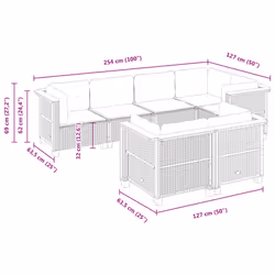 VidaXL 3261885 ensemble de meubles de jardin - Vue supplémentaire 6