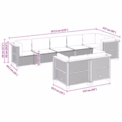 VidaXL 3261887 ensemble de meubles de jardin - Vue supplémentaire 6
