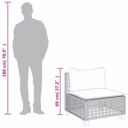 VidaXL 3261897 ensemble de meubles de jardin - Vue supplémentaire 7