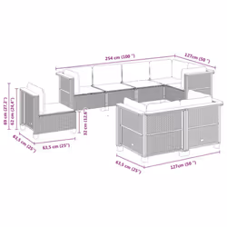 VidaXL 3261899 ensemble de meubles de jardin - Vue supplémentaire 6