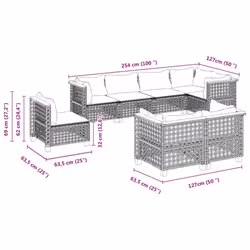 VidaXL 3261902 ensemble de meubles de jardin - Vue supplémentaire 6