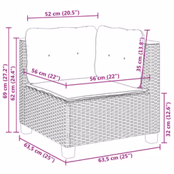 VidaXL 3261903 ensemble de meubles de jardin - Vue supplémentaire 8
