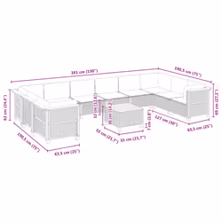 VidaXL 3262025 ensemble de meubles de jardin - Vue supplémentaire 8