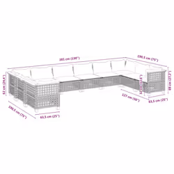 VidaXL 3262028 ensemble de meubles de jardin - Vue supplémentaire 6