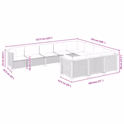 VidaXL 3262032 ensemble de meubles de jardin - Vue supplémentaire 6
