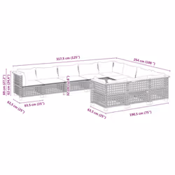 VidaXL 3262034 ensemble de meubles de jardin - Vue supplémentaire 6