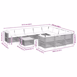VidaXL 3262040 ensemble de meubles de jardin - Vue supplémentaire 8