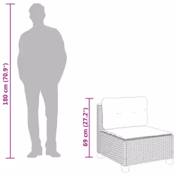 VidaXL 3262045 ensemble de meubles de jardin - Vue supplémentaire 7
