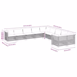 VidaXL 3262046 ensemble de meubles de jardin - Vue supplémentaire 6