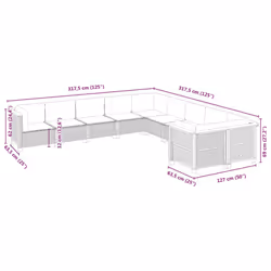 VidaXL 3262047 ensemble de meubles de jardin - Vue supplémentaire 6