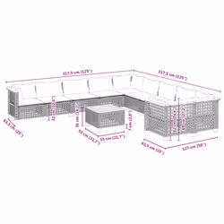 VidaXL 3262049 ensemble de meubles de jardin - Vue supplémentaire 8