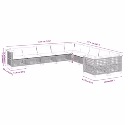 VidaXL 3262053 ensemble de meubles de jardin - Vue supplémentaire 6