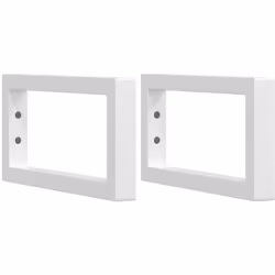 Ces supports d'étagères rectangulaires ajoutent un espace de rangement et d'exposition élégant à votre maison. Matériau robus ...