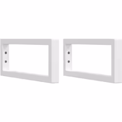 Ces supports d'étagères rectangulaires ajoutent un espace de rangement et d'exposition élégant à votre maison. Matériau robus ...