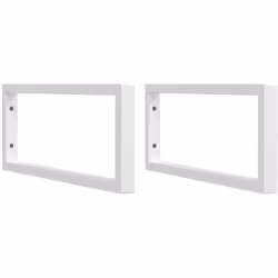 Ces supports d'étagères rectangulaires ajoutent un espace de rangement et d'exposition élégant à votre maison. Matériau robus ...