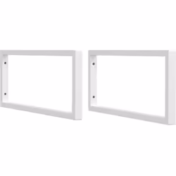 Ces supports d'étagères rectangulaires ajoutent un espace de rangement et d'exposition élégant à votre maison. Matériau robus ...