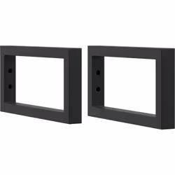 Ces supports d'étagères rectangulaires ajoutent un espace de rangement et d'exposition élégant à votre maison. Matériau robus ...