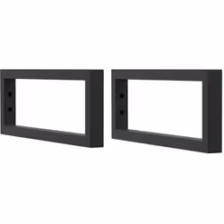 Ces supports d'étagères rectangulaires ajoutent un espace de rangement et d'exposition élégant à votre maison. Matériau robus ...