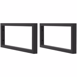 Ces supports d'étagères rectangulaires ajoutent un espace de rangement et d'exposition élégant à votre maison. Matériau robus ...