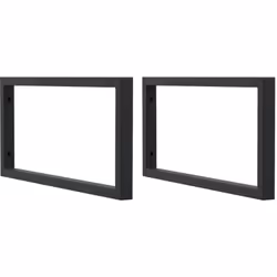 Ces supports d'étagères rectangulaires ajoutent un espace de rangement et d'exposition élégant à votre maison. Matériau robus ...