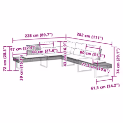 VidaXL 3277500 ensemble de meubles de jardin - Vue supplémentaire 8