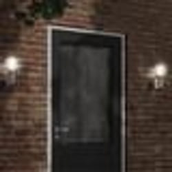 vidaXL Appliques murales d'extérieur 2pcs argenté acier inoxydable