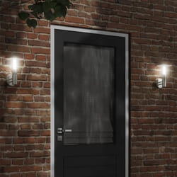 Applique murale d'extérieur argenté acier inoxydable vidaXL