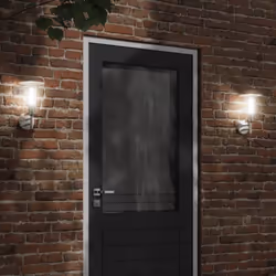 Illuminez votre espace extérieur avec cette applique murale d'extérieur ! Indice IP44 : grâce à son corps en acier inoxydable ...