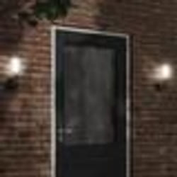 vidaXL Appliques murales d'extérieur 2 pcs noir acier inoxydable