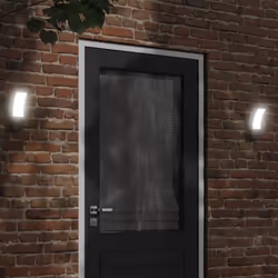 Illuminez votre espace extérieur avec ces appliques murales LED d'extérieur ! Indice IP54 : grâce à son corps en aluminium mo ...