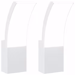 Illuminez votre espace extérieur avec ces appliques murales LED d'extérieur ! Indice IP54 : grâce à son corps en aluminium mo ...