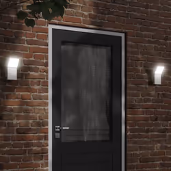 Illuminez votre espace extérieur avec cette applique murale LED d'extérieur ! Indice IP54 : grâce à son corps en aluminium mo ...