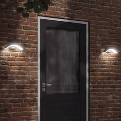 Illuminez votre espace extérieur avec ces appliques murales LED d'extérieur ! Indice IP54 : grâce à son corps en aluminium mo ...