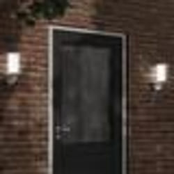 vidaXL Appliques murales d'extérieur 2pcs argenté acier inoxydable