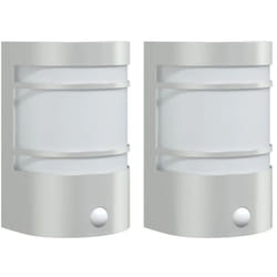 Vidaxl - Appliques murales d'extérieur et capteurs 2pcs acier inoxydable