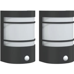 Vidaxl - Appliques murales d'extérieur et capteurs 2pcs acier inoxydable