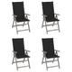 vidaXL Appliques murales d'extérieur avec capteurs 2 pcs noir