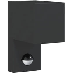 Vidaxl - Applique murale d'extérieur avec capteurs noir
