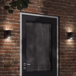 Illuminez votre espace extérieur avec ces appliques murales d'extérieur ! Indice IP44 : grâce à son corps en aluminium moulé  ...
