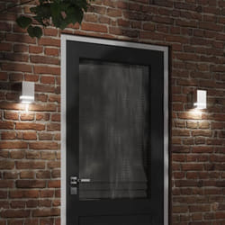 Applique murale d'extérieur argenté acier inoxydable Vidaxl
