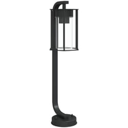 Vidaxl - Lampadaire d'extérieur noir 60 cm acier inoxydable