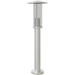 Lampadaire d'extérieur argenté 60 cm acier inoxydable vidaXL