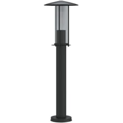 Lampadaire d'extérieur noir 60 cm acier inoxydable vidaXL