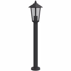 Illuminez votre espace extérieur avec ce lampadaire d’extérieur ! Indice IP44 : grâce à son corps en acier inoxydable avec in ...