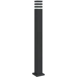 Lampadaire d'extérieur noir 110 cm aluminium Vidaxl