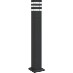 Lampadaire d'extérieur avec sortie noir 80 cm aluminium Vidaxl