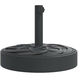 vidaXL Base de parasol pour mâts Ø38 / 48 mm 25 kg rond