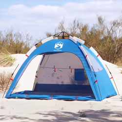 Cette tente de plage vous offre, à vous ainsi qu'à vos amis, un abri douillet pendant les fortes chaleurs de l'été, ou bien v ...