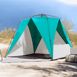 Cette tente de plage vous offre, à vous ainsi qu'à vos amis, un abri douillet pendant les fortes chaleurs de l'été, ou bien v ...